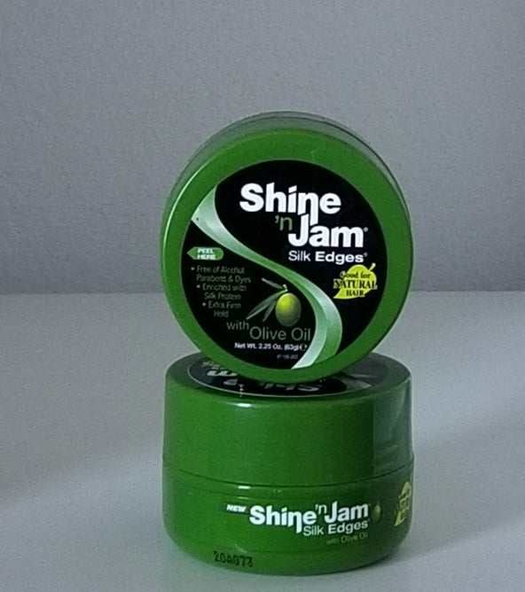 Shine'n Jam silk edges Olive oil