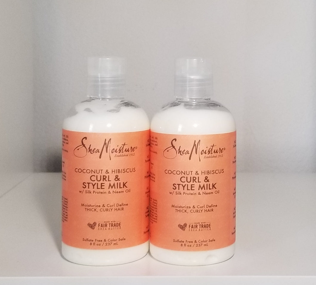 Shea Moisture curl & Style Milk Coconut & Hibiscus