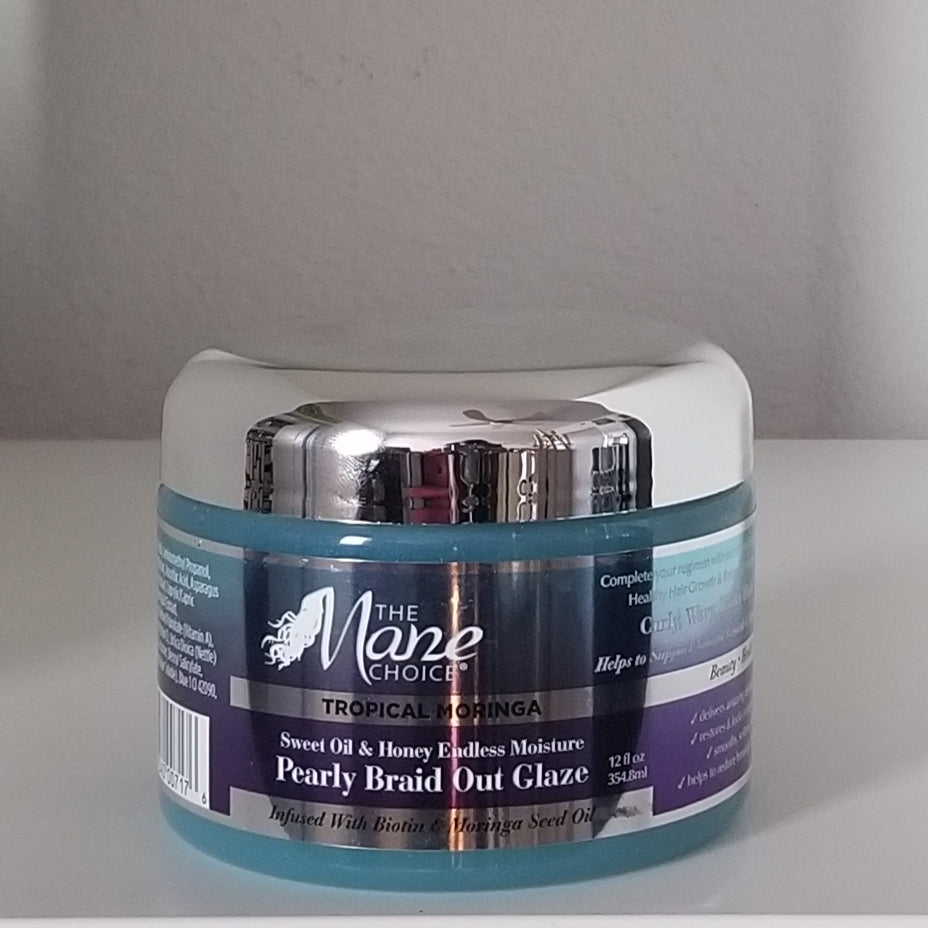 The Mane Choice Braid out glaze Tropical Moringa